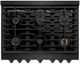 ZLINE Paramount 36" Black Stainless Steel Pro Style Dual Fuel Range-3