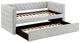 Crown Mark Trina Dove Gray Twin Upholstered Daybed-0