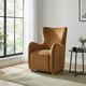 Coaster® Thornton Cognac Upholstered Wingback Lounge Accent Chair-1