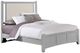 Vaughan-Bassett Bonanza Gray/Linen California King Upholstered Panel Bed-0