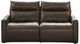 Benchcraft® ModZ 2-Piece Chocolate Small Spaced Power Reclining Sectional Loveseat-0