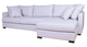 Van Gogh Designs Crosby Creston Charcoal Fabric Condo Sofa-1