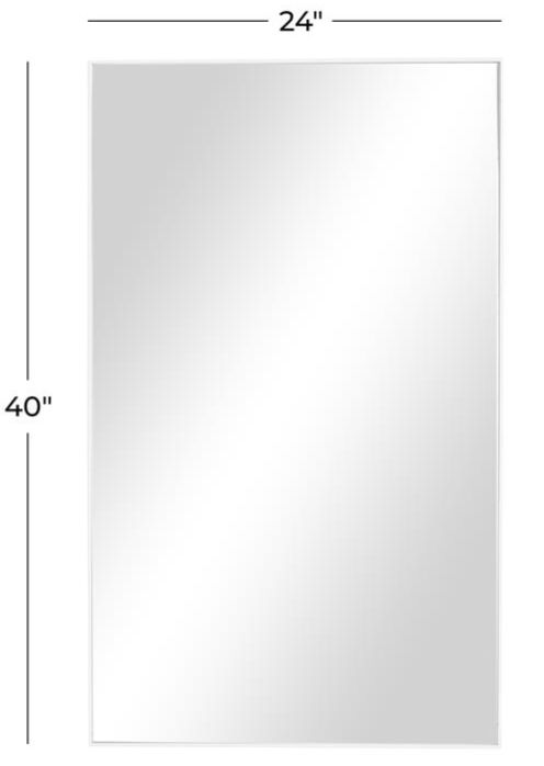 Deco Marche White 40" Wall Mirror-3