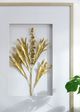 A & B Home 2-Piece Gold/White Botanical Wall Art Set-1