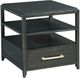 Hammary® Marlowe Charcoal Rectangular End Table-0