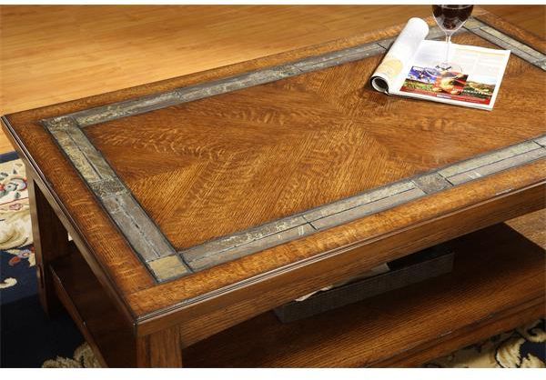 Riverside Furniture Craftsman Home Brown Coffee Table-2