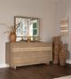 Coaster® Stillwater Weathered Oak Dresser and Mirror Set-1