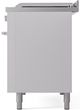 Ilve® Professional Plus II 48" White Pro Style Dual Fuel Range-4