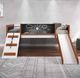ACME Furniture Aurea Cherry Oak/White Twin Loft Bed-1