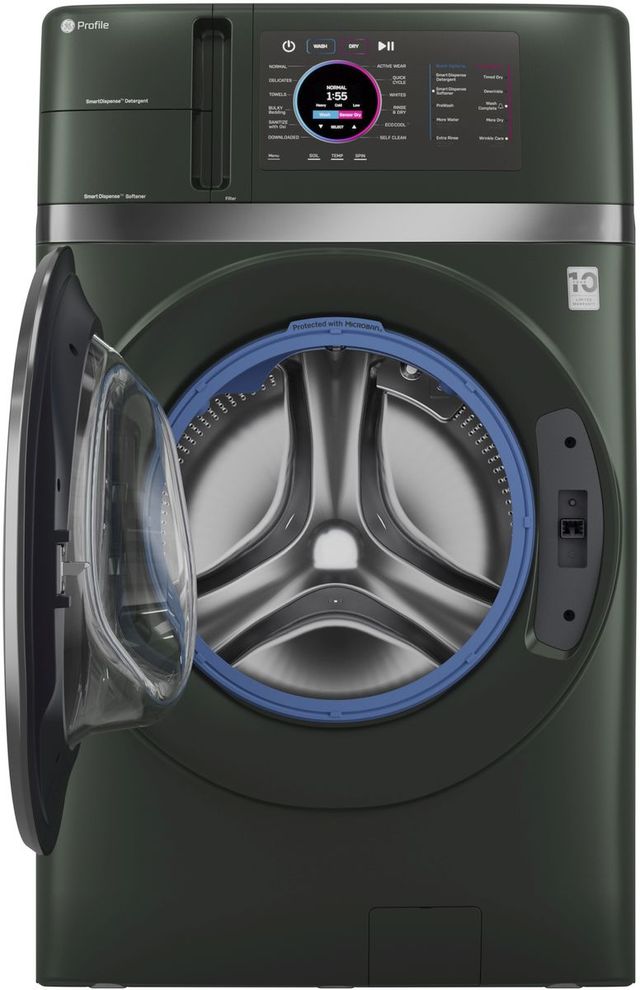 GE Profile™ ENERGY STAR® 4.8 Cu. Ft. Jade Green UltraFast Washer Dryer Combo with Ventless Inverter Heat Pump Technology-1