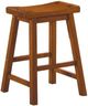 Homelegance® Saddleback Oak Counter Height Stool-0
