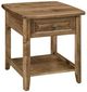 Archbold Furniture Customizable Amish Essentials Carson Maple 1-Drawer End Table-0