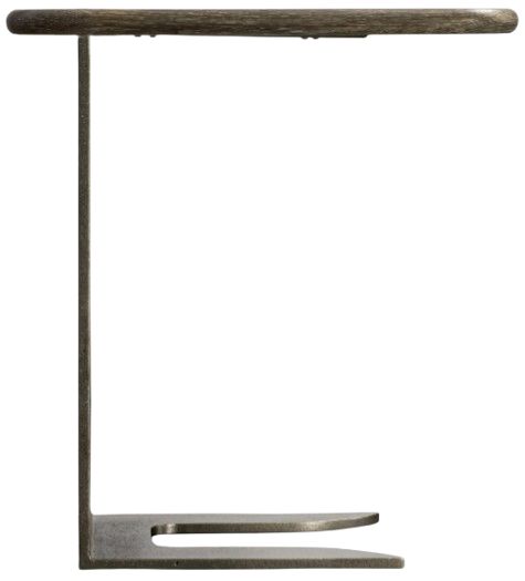 Bernhardt Melba Bernhardt Living Puma Accent Table with Graphite Base-2