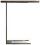 Bernhardt Melba Bernhardt Living Puma Accent Table with Graphite Base-2