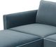 TOV Furniture Willow 5-Piece Blue Left-Arm Facing Sectional-5