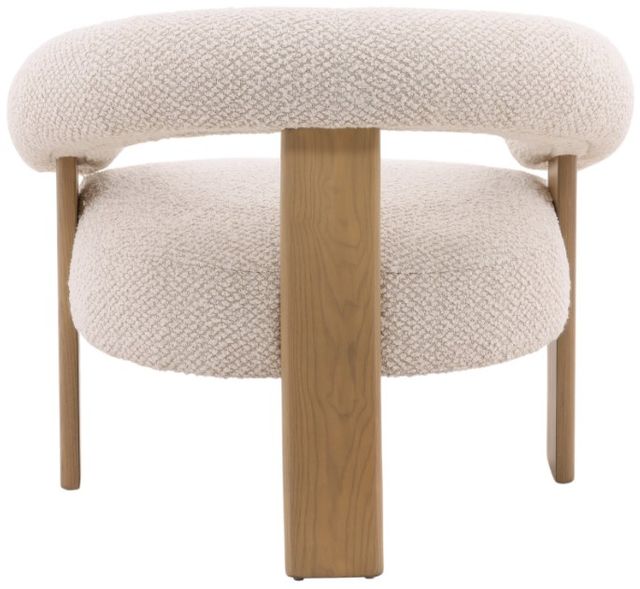 Dovetail Furniture Frankie Cream Occasional Chair-3