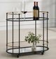 Uttermost® Andre Black Bar Cart-1