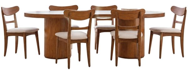 Aspenhome Caden 7-Piece Spiced Caramel Dining Set Aspenhome Caden 7-Piece Spiced Caramel Dining Set
