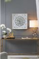 A & B Home Black/White Gear Clock-4