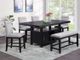 Steve Silver Co. Yves Charcoal Counter Storage Table-1