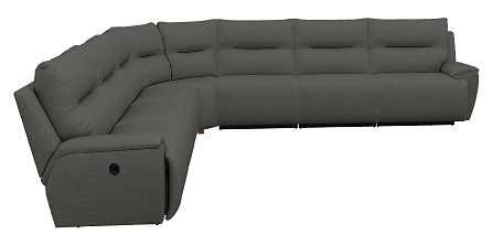 La-Z-Boy® Palmer Stone Reclining Sectional with Custom Layout Options-1