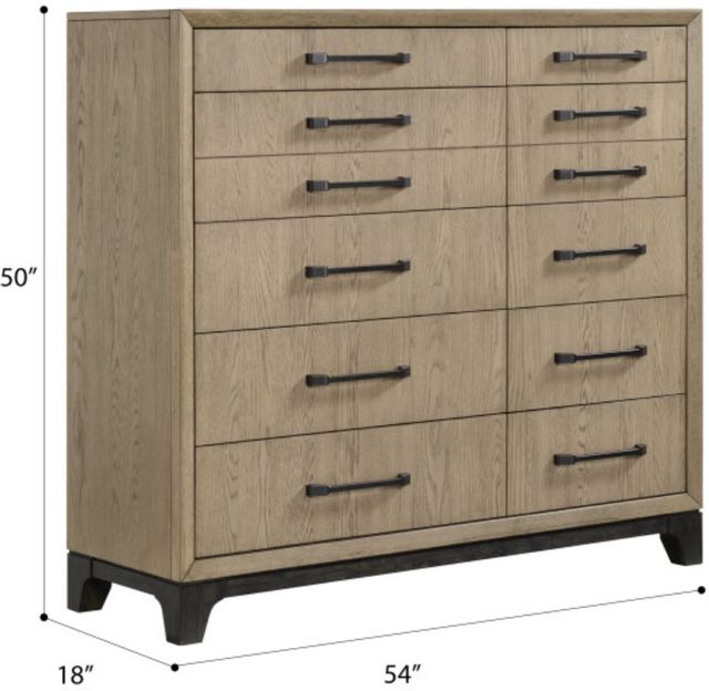 Emerald Home Sutton Place Caramel Master Chest-2
