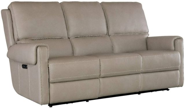 Hooker® Furniture SS Somers Dark Taupe Power Reclining Sofa with Power Headrest-0