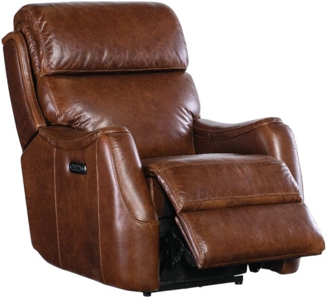 Hooker® Furniture MS Harlan Carrington Walnut Power Recliner with Power Headrest-1
