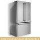 Monogram® 36" 23.1 Cu. Ft. Stainless Steel Freestanding Counter Depth French Door Refrigerator-5