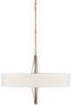 Currey & Company Lamont Antique Brass/Off White Chandelier-2