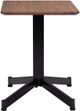 Zuo® Modern Mazzy Brown Side Table with Black Steel Base-2