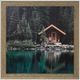 StyleCraft Cabin Lake l Green Wall Art-0
