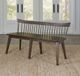 Liberty Furniture Midland Falls Rustic Brown Spindle Back Bench-1