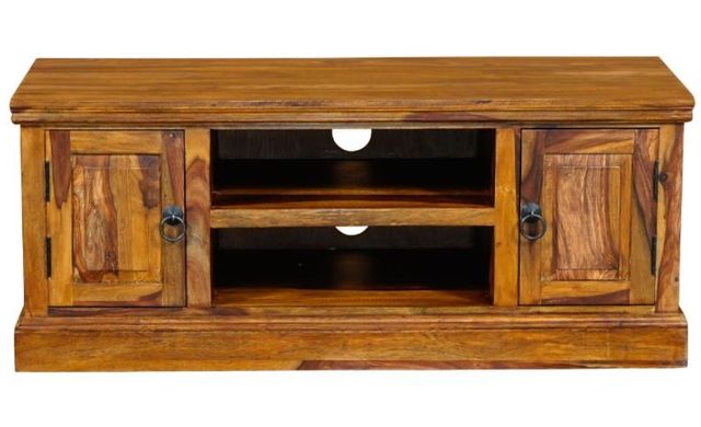 Jaipur Furniture Ganga Brown Medium Plazma TV Cabinet-1