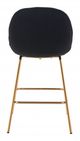 Zuo® Siena Black and Gold Set of 2 Counter Chair-4