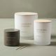 Magnolia Home by Joanna Gaines Magnolia White 5" Gathered Candle-1
