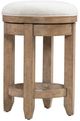 Liberty Furniture Millstone Nutmeg/Porcelain Upholstered Console Swivel Stool-0