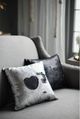 A & B Home 2-Piece Black/Silver Throw Pillow Set-5