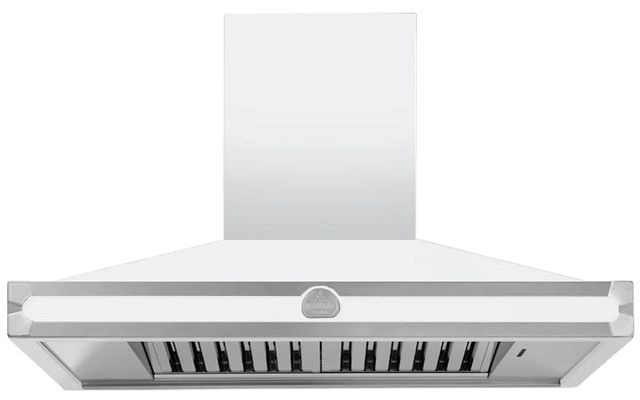 La Cornue CornuFé 110 43" Pure White Wall Mounted Chimney Hood-0