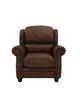 Soft Line 7863 Chocolate All Leather Chair-1