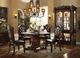 ACME Furniture Vendome Glass Top Dining Table with Cherry Base-1