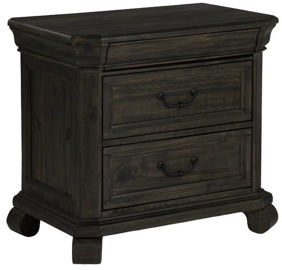 Magnussen Home® Bellamy Peppercorn Drawer Nightstand-0