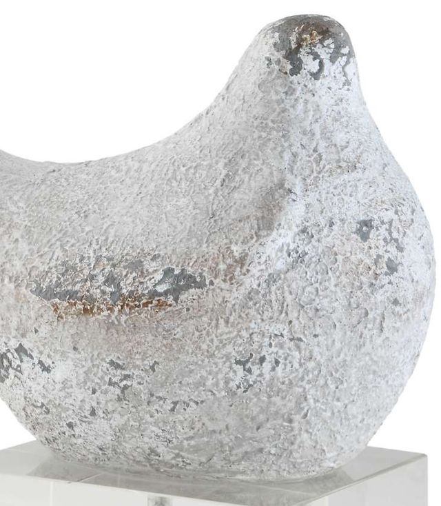 Uttermost® Better Together 2-Piece Gray/Silver Bird Sculpture Set-3