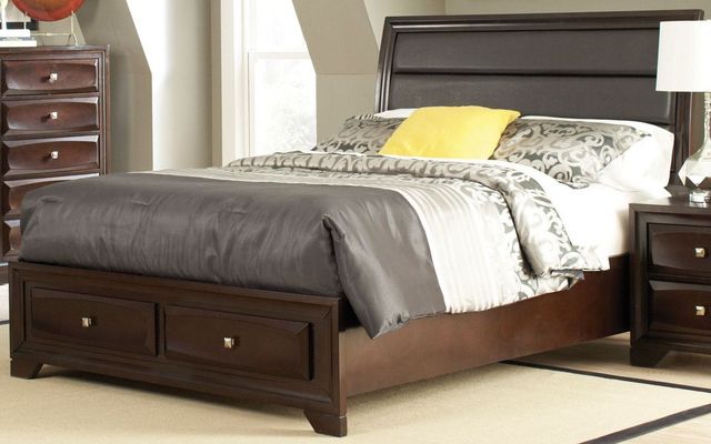 Coaster® Jaxson 5 Piece Cappuccino Queen Bedroom Set-1