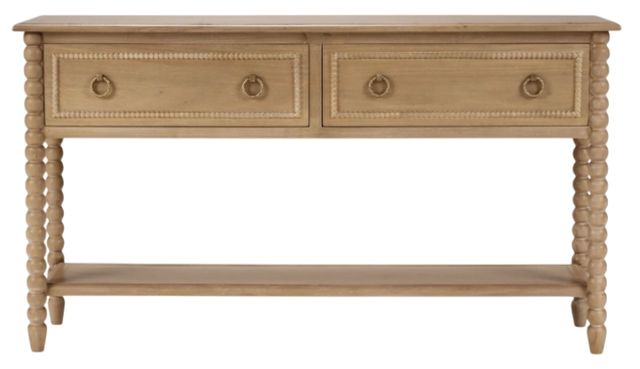 Bramble Customizable Cholet 2-Drawer Console Table-1
