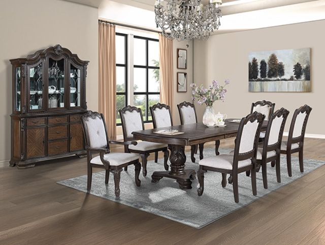 Crown Mark Kiera Coffee Brown Buffet-1