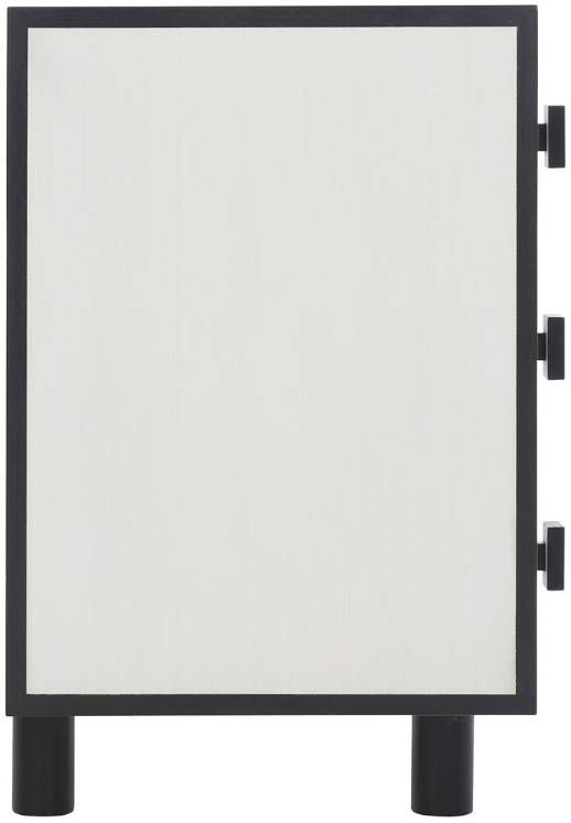 Bernhardt Silhouette Eggshell/Onyx Nightstand-2