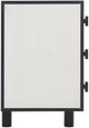 Bernhardt Silhouette Eggshell/Onyx Nightstand-2