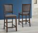 A-America® Chesney Falcon Brown Upholstered Counter Stool-2