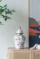 A & B Home Gold/White Ginger Jar-5